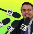 Bolsonaro vive em clima de guerra permanente contra a emissora de TV mais influente do País  Foto: Isac Nóbrega / Presidência da República / Fotomontagem: Blog Sala de TV 