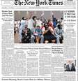 Reportagem de capa do New York Times fala em 'ameaça à democracia' no Brasil  Foto: Reprodução / Estadão Conteúdo