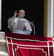 Papa Francisco durante celebração do Angelus no Vaticano  Foto: ANSA / Ansa