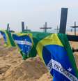 Intolerância: protesto na praia de Copacabana teve repercussão no mundo todo após reação de aposentado   Foto: Ellan Lustosa/Código 19 / Estadão Conteúdo