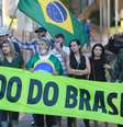 Grupo de manifestantes chamado de '300 do Brasil'  Foto: Cláudio Marques / Futura Press