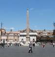 Piazza del Popolo, em Roma  Foto: Yara Nardi / Reuters