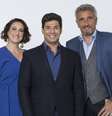 Ailin Aleixo, Felipe Bronze e Emmanuel Bassoleil, do 'Top Chef'  Foto: Antonio Chahestian / Record TV / Divulgação / Estadão