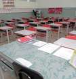 Salas de aula em escola pública no Paraná, vazias por conta do novo coronavírus (covid-19).  Foto: DIRCEU PORTUGAL/FOTOARENA / Estadão Conteúdo