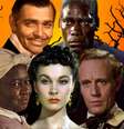 Acima, Clark Gable (Rhett Butler) e Oscar Polk (Pork); abaixo, Hattie McDaniel (Mammy), Vivien Leigh (Scartlett O´Hara) e Leslie Howard (Ashley Wilkes): apenas dezoito anos após a estreia de E o Vento Levou, todos eles já estavam mortos  Foto: Fotomontagem: Blog Sala de TV / Divulgação