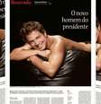 A foto de Mario Frias que gerou piadinhas e insultos faz parte de ensaio do ator para o extinto site Paparazzo, em 2006  Foto: Reprodução