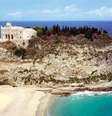 Praia de Marasusa, em Tropea, uma das mais belas da Calábria  Foto: Ansa / Ansa - Brasil
