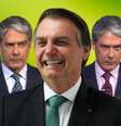 Bolsonaro tem 5% de vantagem em relação a Bonner no levantamento sobre credibilidade  Foto: Fotomontagem: Blog Sala de TV