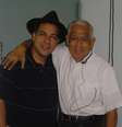 Pai e filho tinham em comum o amor pela música  Foto: Divulgação
