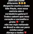 Post de Paquetá no Instagram (Foto: Reprodução/Instagram)  Foto: Gazeta Esportiva