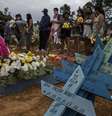 Funeral coletivo em cemitério de Manaus  Foto: EPA / Ansa