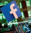 Símbolo do Facebook é exibido em ilustração. 24/4/2020. REUTERS/Dado Ruvic  Foto: Reuters
