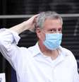 O prefeito da cidade de Nova York, Bill de Blasio. 23/06/2020. REUTERS/Caitlin Ochs. 

  Foto: Reuters
