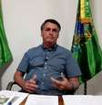 O presidente Jair Bolsonaro, na transmissão semanal, nesta quinta-feira, 9, sem intérprete de Língua Brasileira de Sinais (Libras). O presidente confirmou nesta semana que está contaminado com covid-19.  Foto: Reprodução Facebook / Estadão Conteúdo