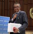 O diretor-geral da OMS, Tedros Adhanom  Foto: EPA / Ansa - Brasil