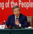 Presidente do Banco do Povo da China (PBOC), Yi Gang, participa de coletiva de imprensa sobre o desenvolvimento econômico da China antes do 70º aniversário da fundação da República Popular da China, em Pequim, em 24 de setembro de 2019. REUTERS/Florence Lo  Foto: Reuters