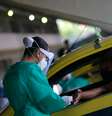 Taxista faz teste rápido para o novo coronavírus no Rio de Janeiro
26/06/2020
REUTERS/Ricardo Moraes?  Foto: Reuters