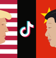 Ilustração do TikTok e presidentes dos EUA e China.  Foto: BBC News Brasil