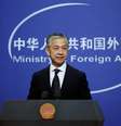Porta-voz do Ministério das Relçações Exteriores da China Wang Wenbin durante entrevista coletiva em Pequim
17/07/2020 REUTERS/Tingshu Wang  Foto: Reuters