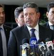 Arthur Lira (ao centro) surge como nome para disputar presidência da Câmara em 2021  Foto: Agência Brasil / BBC News Brasil