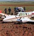 Avião fez pouso em fazenda no MS  Foto: FAB/Divulgação / Estadão Conteúdo