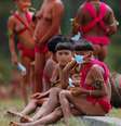 Índios ianomâmis no 4º Pelotão de Fronteira Surucucu em Roraima, em meio à pandemia de coronavírus
01/07/2020
REUTERS/Adriano Machado  Foto: Reuters