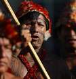 Indígenas da etnia munduruku durante manifestação em Brasília
29/11/2016
REUTERS/Adriano Machado  Foto: Reuters