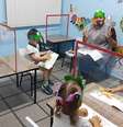Volta às aulas em Manaus tem máscaras, barreira acrílica e rodízio de alunos  Foto: Divulgação/Meu Caminho / Estadão Conteúdo