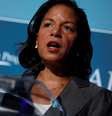 Susan Rice, em foto de 2017, aposta em suas credenciais na politica externa americana  Foto: Reuters / BBC News Brasil