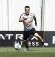 Ramiro durante treino do Corinthians.  Foto: Divulgação/ Ag. Corinthians / Estadão