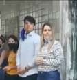 Grupo de religiosos foi para a frente do hospital em que menina de 10 anos estava internada e orou para que ela não interrompesse a gravidez, chamando a vítima menor de idade e o médico responsável pelo procedimento de "assassinos"  Foto: Reprodução redes sociais / Estadão Conteúdo