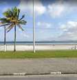 Jovem foi morto por pescadores em praia da região do Jardim Enseada, no Guarujá.   Foto: Reprodução/Google Street View / Estadão Conteúdo