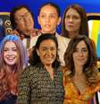 Acima, Lurdes (Regina Casé), Vitória (Taís Araújo) e Thelma (Adriana Esteves), de Amor de Mãe; abaixo, Eliza (Marina Ruy Barbosa) de Totalmente Demais, e Griselda (Lília Cabral) e Tereza Cristina (Christiane Torloni) de Fina Estampa  Foto: Fotomontagem: Blog Sala de TV