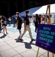 Centro de testagem para alunos e funcionários da NYU
18/08/2020
REUTERS/Mike Segar  Foto: Reuters
