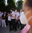 Homenagem de familiares da enfermeira Clara Tovar, que morreu de  Covid-19 Ciudad Juárez, México
18/8/2020 REUTERS/Jose Luis Gonzalez  Foto: Reuters