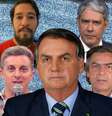 O presidente e seus desafetos Huck, Wyllys, Bonner e Mainardi: infinitos ataques e contra-ataques em guerra virtual  Foto: Fotomontagem: Blog Sala de TV 