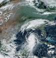 Furacão Laura se aproxima das costas do Texas e da Louisiana em imagem de satélite da agência nacional oceânica e atmosférica
26/06/2020
CIRA/NOAA/Divulgação via REUTERS  Foto: Reuters