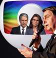A discórdia entre Bolsonaro e o canal de maior audiência da televisão brasileira ganha maior dimensão a cada dia   Foto: Fotomontagem: Blog Sala de TV