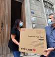 Entrega de máscaras para escolas na Itália, que voltará a ter aulas presenciais em 14 de setembro  Foto: ANSA / Ansa - Brasil