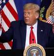 Presidente dos EUA, Donald Trump, durante visita a Kenosha, no Estado do Wisconsin
01/09/2020 REUTERS/Leah Millis  Foto: Reuters