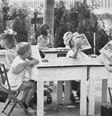 Experiências de ensino ao ar livre na Europa a partir de 1904 inspiraram Escola de Aplicação ao Ar Livre (EAAL), que funcionou no Parque da Água Branca, zona oeste de São Paulo, entre 1939 e os anos 1950  Foto: Revista Brasileira de Ed Física/Reprodução / BBC News Brasil