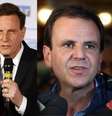 Rio: Paes tem 55% e Crivella, 23%, segundo Datafolha  Foto: Tomaz Silva/Agência Brasil e Marcos de Paula/Estadão / Estadão Conteúdo