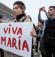 Ativistas participam de protesto em apoio a Maria Kolesnikova em Belarus
08/09/2020
BelaPAN/Divulgação via REUTERS  Foto: Reuters
