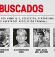 Cartaz do governo do Paraguai mostrando as pessoas procuradas pelo sequestro do ex-vice-presidente  Foto: Reprodução/Governo do Paraguai / BBC News Brasil