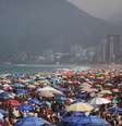 Praia de Ipanema, no Rio de Janeiro, em domingo de sol durante a pandemia de coronavírus
13/09/2020
REUTERS/Pilar Olivares  Foto: Reuters