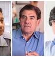 Da esquerda para a direita, os candidatos coronel Usai (PRTB); Duarte Nogueira (PSDB) e Antônino Alberto Machado (PT)  Foto: Youtube/Reprodução; Epitácio Pessoa/Estadão;e Epitácio Pessoa/Estadão / Estadão