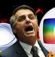 O jornalismo da RecordTV oferece munição para Bolsonaro disparar contra a Globo   Foto: Fotomontagem: Blog Sala de TV 
