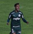 Gabriel Menino marcou um golaço para o Palmeiras pela Libertadores  Foto: Cesar Greco/Palmeiras