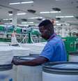 Fábrica da Companhia Industrial de Cataguases, que produz tecidos antivirais  Foto: Companhia Cataguases/Divulgação / Estadão