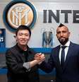 Vidal deixa o Barcelona para defender a Inter de Milão  Foto: Inter de Milão/Twitter / Estadão